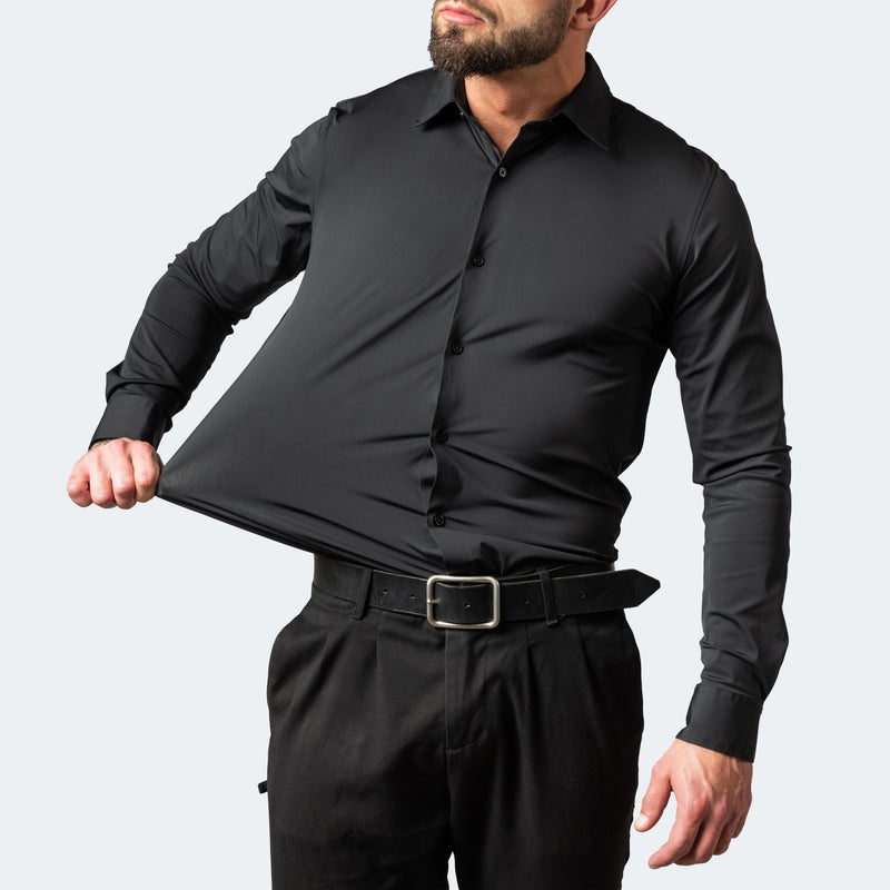 Stretch Non-iron Anti-wrinkle Shirt - brunocarboni Stretch Non-iron Anti-wrinkle Shirt - brunocarboni